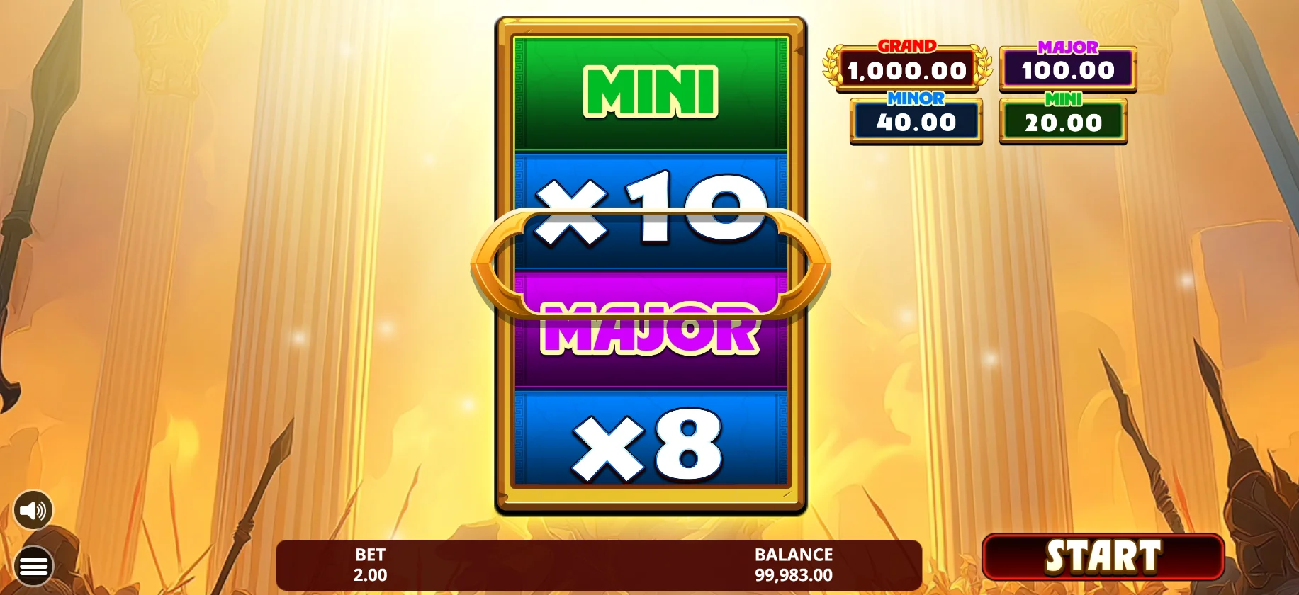 Law of Athena - Treasure Bonus-ის გაშვება საპრიზო თვალით